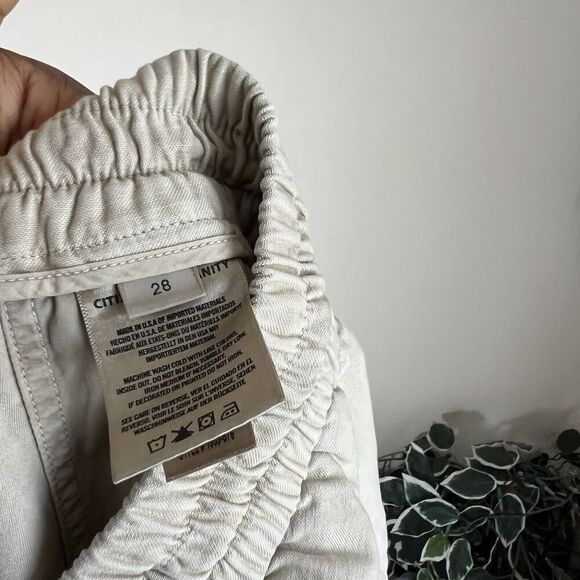 Citizens of Humanity Surplus Ameline Utility Pants Joggers 28 Beige Tapered - Picture 5 of 8
